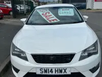Used Seat Leon FR 2014 White Hatchback