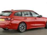 Used BMW 330e Sport Line 292 HP (214 kW) 2022 Red Estate