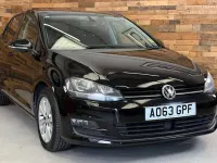 Used VW Golf VII S 105 HP (77 kW) 2014 Black Hatchback