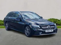 Used Mercedes C300 AMG Line Premium Plus 245 HP (180 kW) 2019 Black Estate
