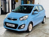 Used Kia Picanto 84 HP (61 kW) 2012 Blue Hatchback