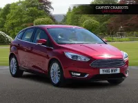 Begagnad Ford Focus Titanium X 182 HK (133 kW) 2016 Röd Halvkombi