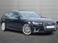 Used Audi A4 S-Line 245 HP (180 kW) 2019 Black Estate