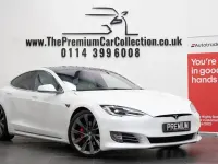 Used Tesla Model S Performance 580 kW (789 HP) 2020 White Hatchback