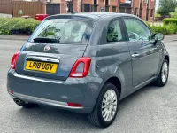 Used Fiat 500 Lounge 69 HP (50 kW) 2018 Grey Hatchback