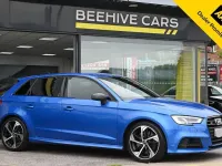 Used Audi S3 Sportback Black Edition 2019 Blue Hatchback