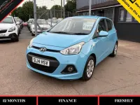 Used Hyundai i10 SE 67 HP (49 kW) 2014 Blue Hatchback
