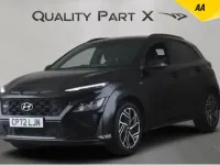 Gebraucht Hyundai Kona N Line 120 PS (88 kW) 2023 Schwarz SUV