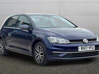 Used VW Golf VII SE 125 HP (91 kW) 2017 Blue Hatchback