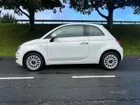 Used Fiat 500 Lounge 69 HP (50 kW) 2017 White Hatchback
