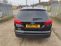 Used Ford Focus Zetec 120 HP (88 kW) 2015 Black Estate