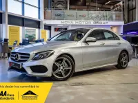 Used Mercedes C220 AMG Line Premium 170 HP (125 kW) 2017 Silver Sedan