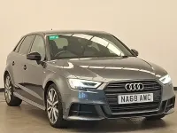 Used Audi A3 Black Edition 150 HP (110 kW) 2018 Grey Sedan