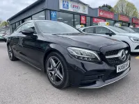 Używany Mercedes C220 AMG line 2018 Czarny Coupe