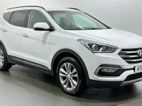 Begagnad Hyundai Santa Fe Premium 200 HK (147 kW) 2018 Vit SUV