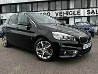 Used BMW 225 Active Tourer Luxury Line 221 HP (162 kW) 2017 Black MPV