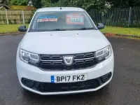Used Dacia Sandero Ambiance 2017 White Hatchback