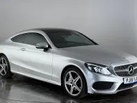 Used Mercedes C250 AMG Line Premium Plus 204 HP (150 kW) 2018 Silver Coupe