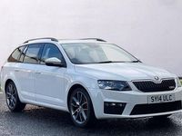 Used Skoda Octavia vRS 184 HP (135 kW) 2014 White Hatchback