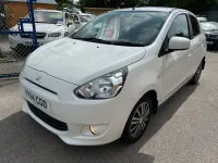Used Mitsubishi Mirage 2014 White Hatchback