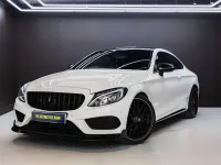 Used Mercedes C220 AMG line 2016 White Coupe