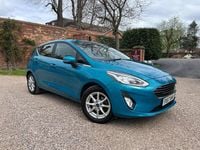 Used Ford Fiesta Zetec 2017 Blue Hatchback