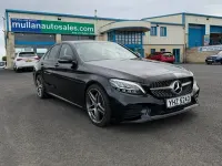 Used Mercedes C220 AMG line 194 HP (142 kW) 2019 Black Sedan