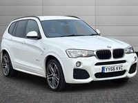 Begagnad BMW X3 M Sport 190 HK (139 kW) 2016 Vit SUV
