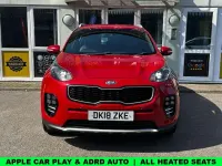 Used Kia Sportage GT-Line 177 HP (130 kW) 2018 Red SUV