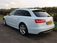 Used Audi A6 S-Line 190 HP (139 kW) 2014 White Estate