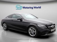 Used Mercedes C200 AMG line 184 HP (135 kW) 2021 Black Coupe