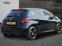 Used Peugeot 208 GT-line 2019 Black Hatchback
