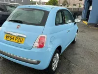 Used Fiat 500 69 HP (50 kW) 2014 Blue Hatchback