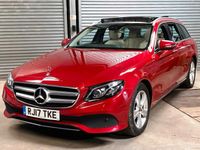 Begagnad Mercedes E220 Premium Plus 192 HK (141 kW) 2017 Röd Kombi