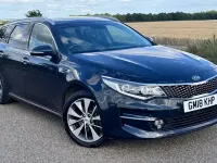 Used Kia Optima 141 HP (103 kW) 2018 Blue Estate