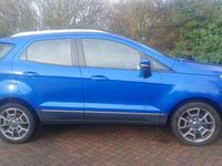 Used Ford Ecosport Titanium 95 HP (69 kW) 2015 Blue SUV