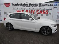 Used BMW 116 Sport Line 2017 White Hatchback