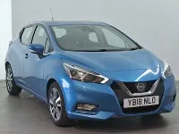 Used Nissan Micra Acenta Limited Edition 71 HP (52 kW) 2018 Blue Hatchback
