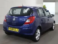 Used Vauxhall Corsa Design Edition 89 HP (65 kW) 2008 Blue Hatchback