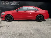 Used Mercedes CLA180 AMG 122 HP (89 kW) 2016 Red Coupe
