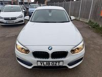 Used BMW 118 Sport Line 2018 White Hatchback