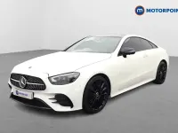 Used Mercedes E220 AMG line 2021 White Coupe