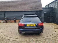 Used Mercedes C220 AMG Line Premium 170 HP (125 kW) 2017 Blue Estate