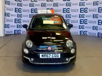 Used Fiat 500 Lounge 69 HP (50 kW) 2017 Black Hatchback