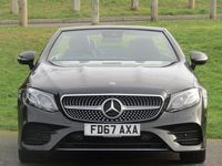 Used Mercedes E220 AMG line 2018 Black Cabriolet