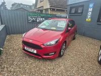 Used Ford Focus ST-Line 120 HP (88 kW) 2017 Red Hatchback