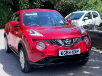 Used Nissan Juke Visia 112 HP (82 kW) 2018 Red SUV