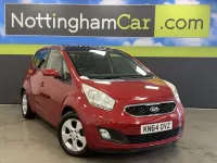 Used Kia Venga 123 HP (90 kW) 2014 Red Hatchback
