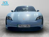 Begagnad Porsche Taycan Performance Package 350 kW (476 HK) 2022 Blå Sedan