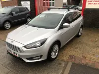 Begagnad Ford Focus Zetec 100 HK (73 kW) 2018 Silver Kombi